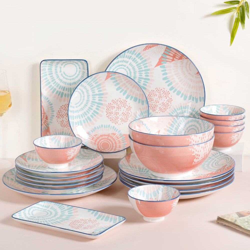 Pastel 22 Piece Dinner Set For - Main Image