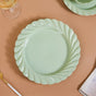 Swirl 22 Piece Dinner Set For 6 Mint Green
