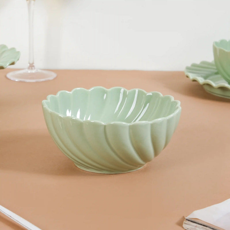 Swirl 22 Piece Dinner Set For 6 Mint Green