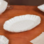 White Moroccan Art 28-Piece Dinner Set For 6