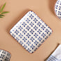 Blue Flower Ceramic 22 Piece Dinner Set For 6