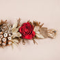 Artificial Flower Door Hanging Red