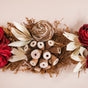 Artificial Flower Door Hanging Red