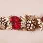 Artificial Flower Door Hanging Red