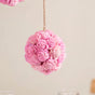 Sustainable Flower Wall Hanging Decor Set of 4 Pink