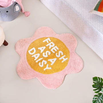 Fresh As A Daisy Anti Slip Cotton Floor Mat 72cm