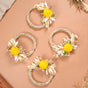 Mini Floral Garland Wreath For Wall Decor Set Of 4
