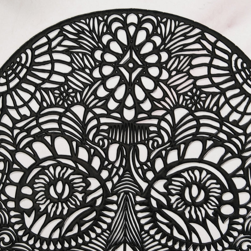 Black Gothic Table Runner Set Of 6