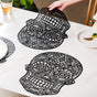 Black Gothic Table Runner Set Of 6