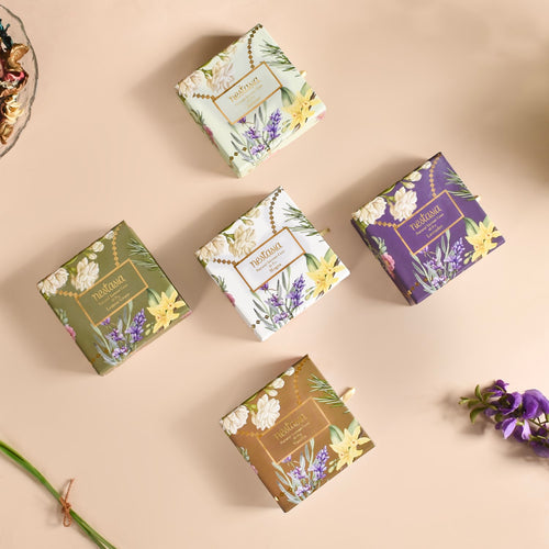 Floral Fragrant Incense Cones Set Of 5