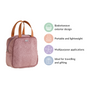 Designer Thermal Insulated Lunch Bag Pink