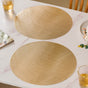 Gold Waterproof Table Mat Set Of 6