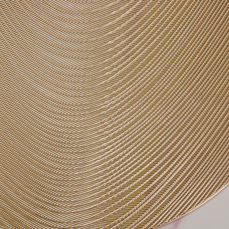 Gold Waterproof Table Mat Set Of 6