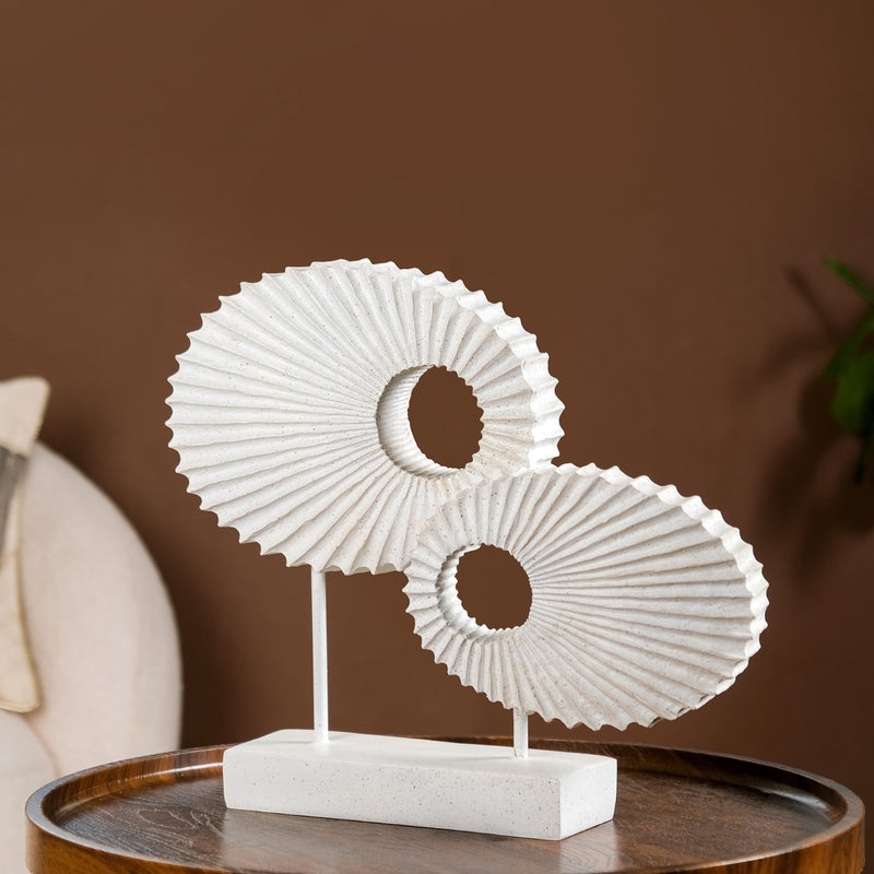 Nordic Twin Decorative Showpiece White