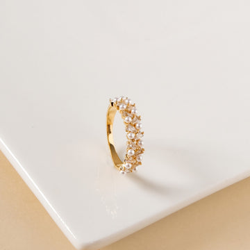 Pearl Bijou Ring Gold