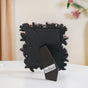 Hibiscus Wooden Finish Resin Photo Frame 9"x6.5" - rectangular photo frame, hibiscus decor frame, picture frame, floral photo display