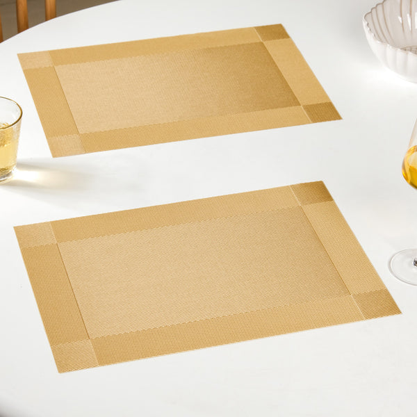 Heat Resistant Reversible Table Mat Set Of 6