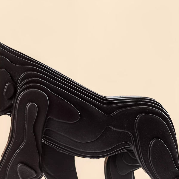 Modern Black Gorilla Showpiece