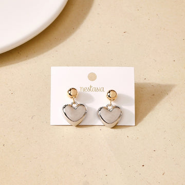 Silver And Gold Love Duo Dangler