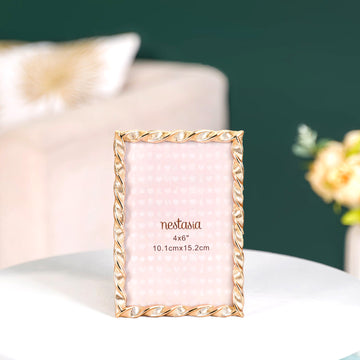 Spiral Gold Photo Frame Small 4x6"