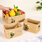 Sustainable Kauna Storage Baskets Set Of 3