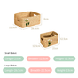 Sustainable Kauna Storage Baskets Set Of 3