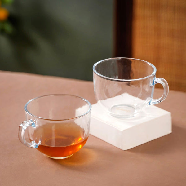 Glass Elegant Cup Set of 4 400ml