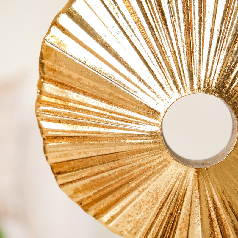Modern Round Accent Showpiece Gold