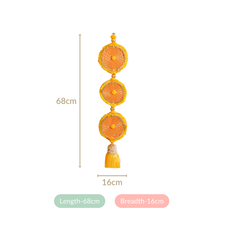 Sustainable Wall Hanging Multicolour Set of 2