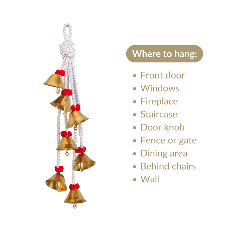 Seven Bell Festive Wall Hanging