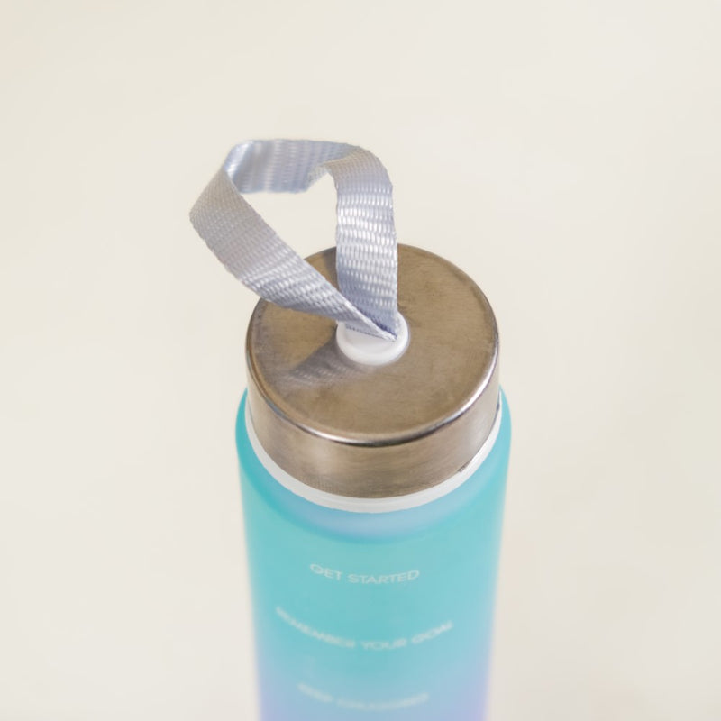 Set Of 3 Motivational Water Bottles Green Lavender- Water bottles, water bottle set, BPA free water bottles, water bottle with sipper