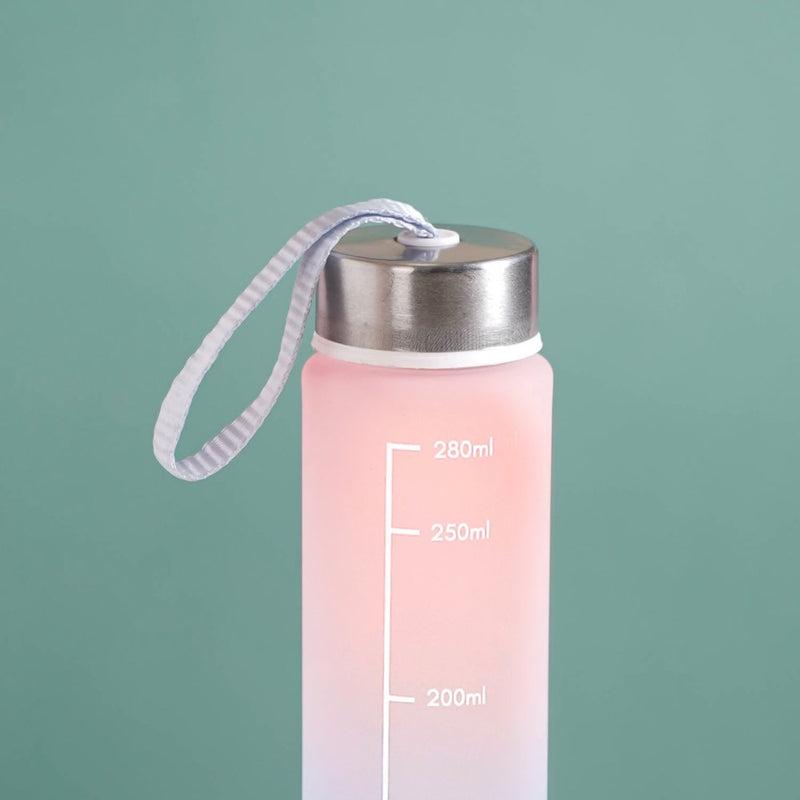 Sporty Motivational Water Bottles Set Of 3 Pink Blue- Water bottles, water bottle set, BPA free water bottles, water bottle with sipper