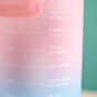 Sporty Motivational Water Bottles Set Of 3 Pink Blue- Water bottles, water bottle set, BPA free water bottles, water bottle with sipper
