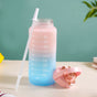 Sporty Motivational Water Bottles Set Of 3 Pink Blue- Water bottles, water bottle set, BPA free water bottles, water bottle with sipper