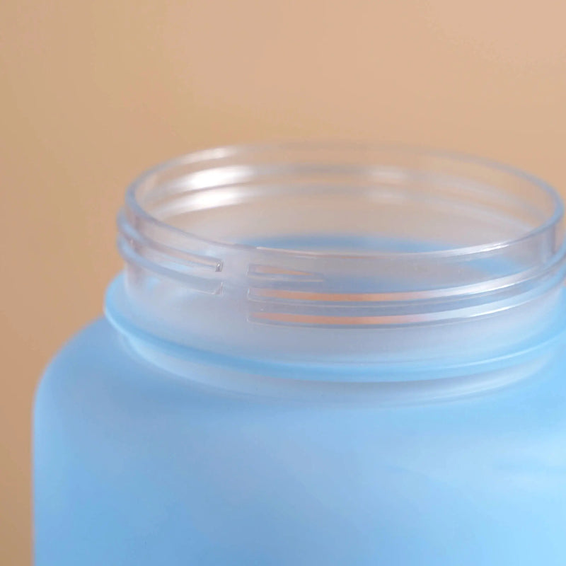 Motivational Water Bottles Set of 3 Blue Orange- Water bottles, water bottle set, BPA free water bottles, water bottle with sipper