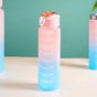 Sporty Motivational Water Bottles Set Of 3 Pink Blue- Water bottles, water bottle set, BPA free water bottles, water bottle with sipper