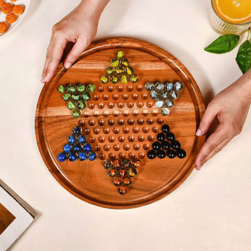 Wooden Chinese Checkers Board Game