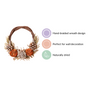 Dried Flower Wreath For Fall Decor- Orange and Beige Wreath, Decorative Flower Wreath, Neutral Dried Flower Wreath, Wreath for Home Decor