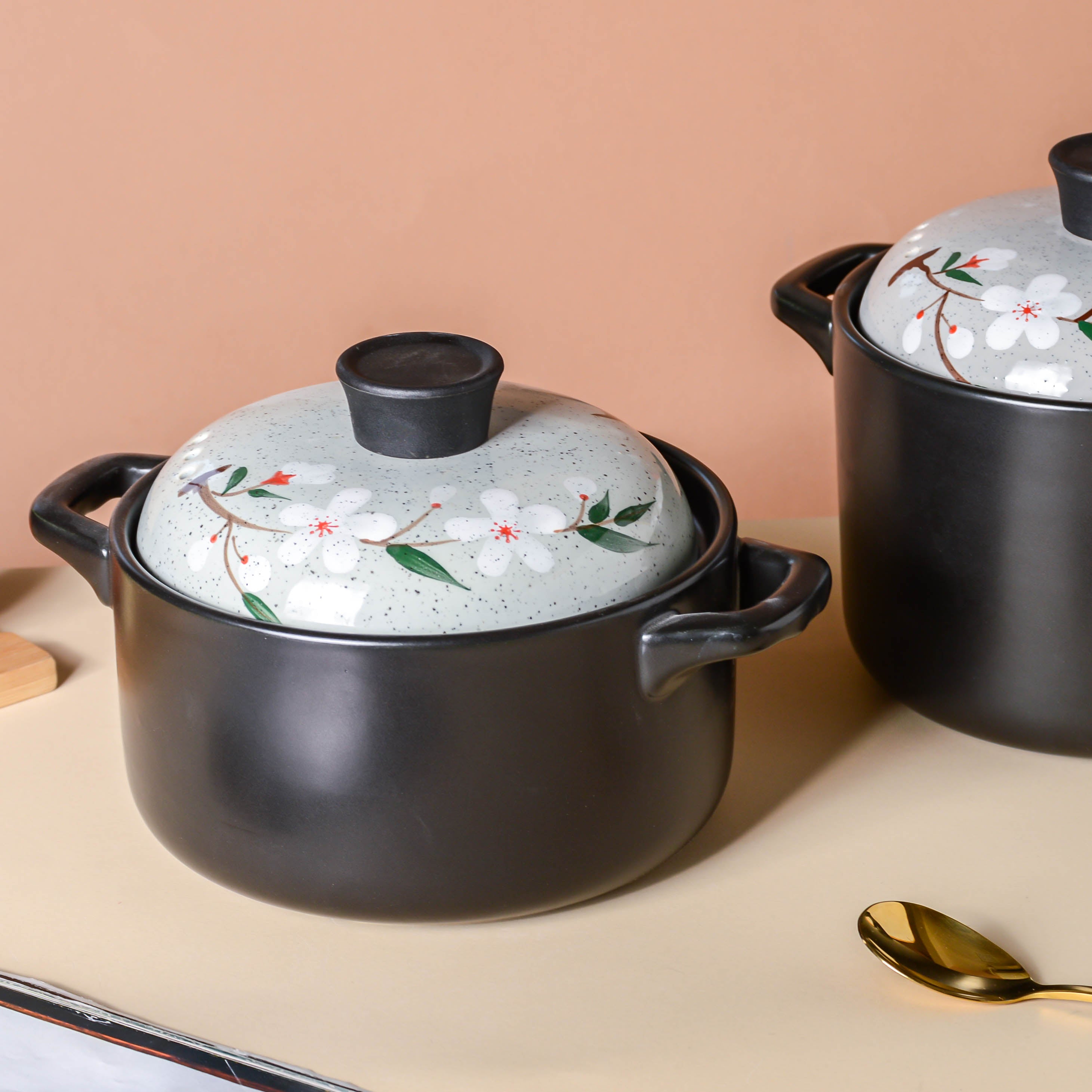 Sakura Stew Cooking Pot Grey - Cooking Pot