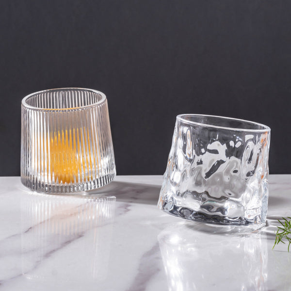 Rotating Glass Set of 2