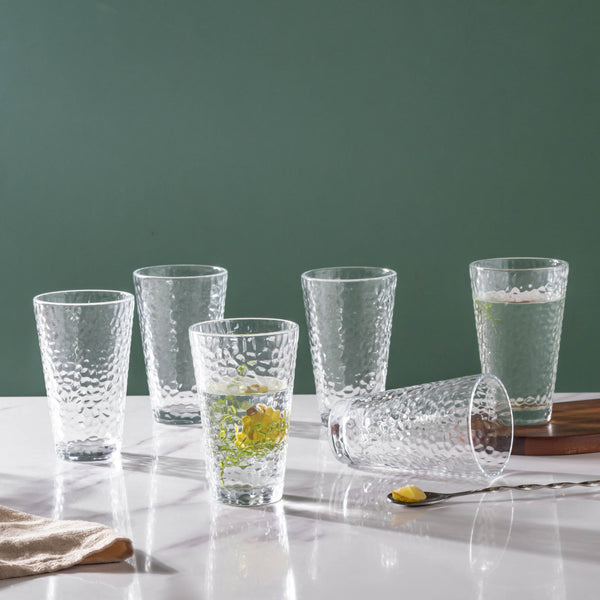Tall Beverage Glass Set of 6