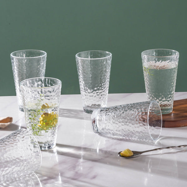 Tall Beverage Glass Set of 6