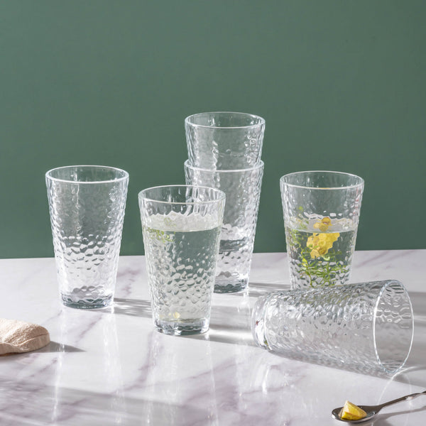 Tall Beverage Glass Set of 6