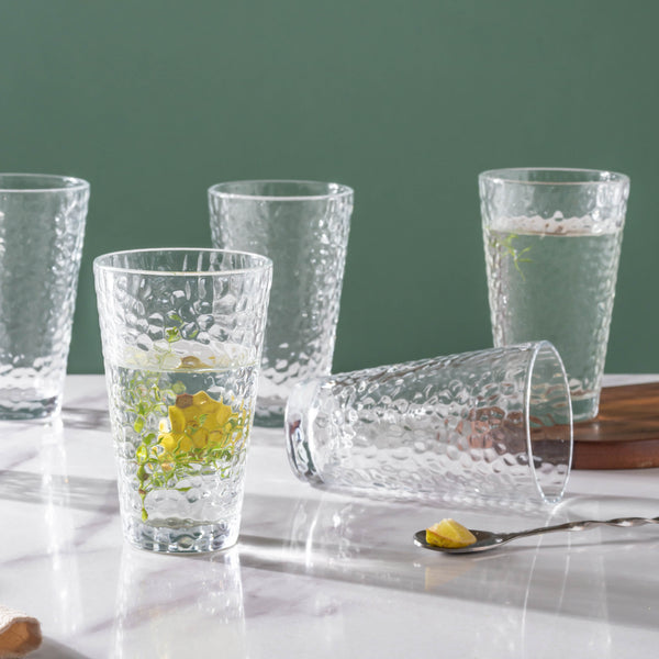 Tall Beverage Glass Set of 6