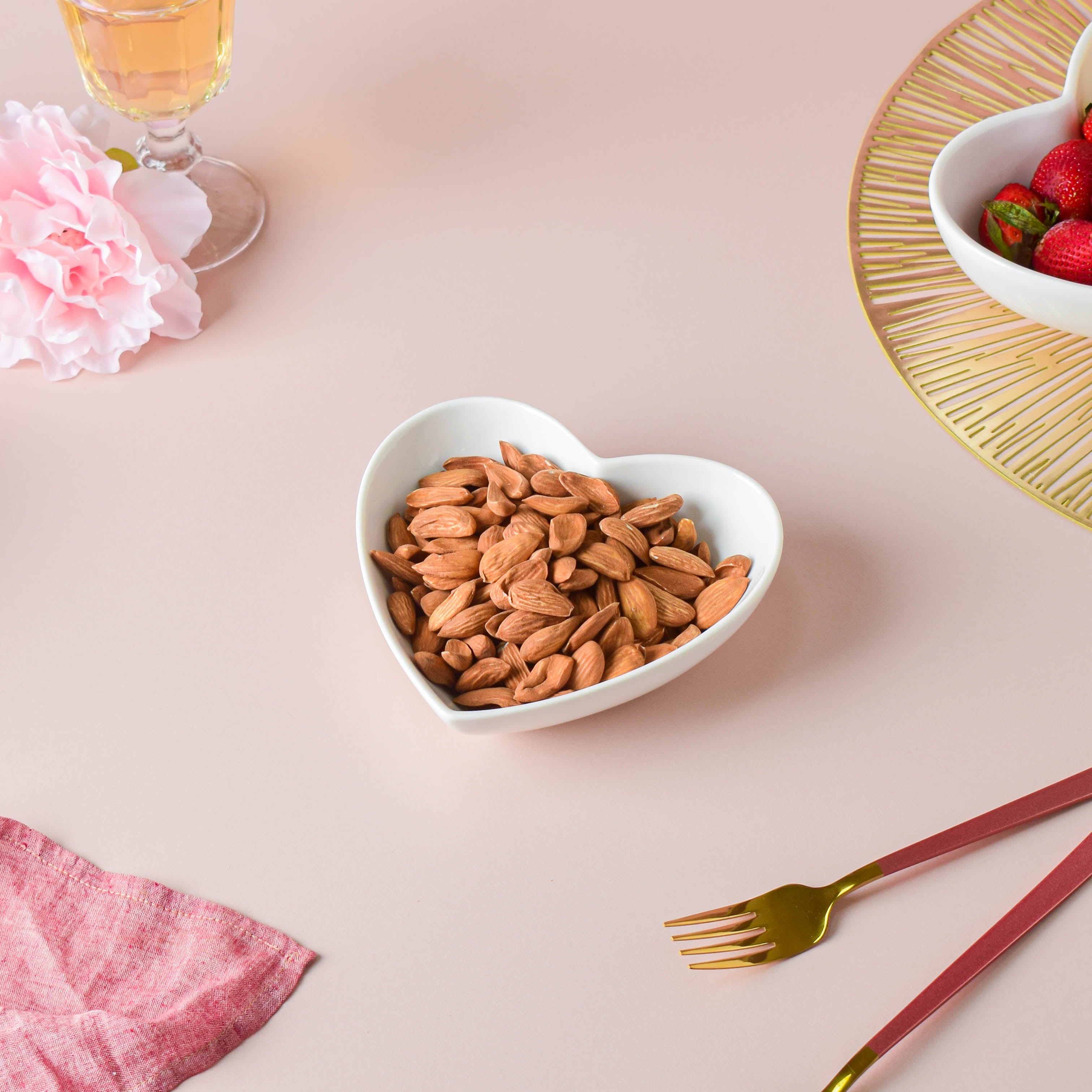 White Heart Snack Bowl 350 ml Nestasia