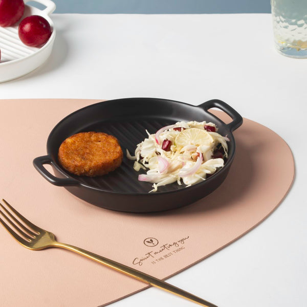 Black Oven Plate Small