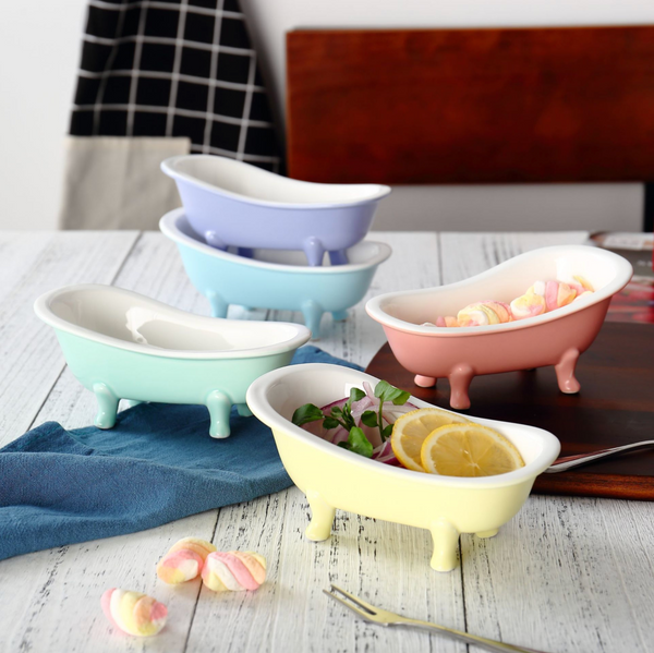 Purple Tub Ceramic Snack Bowl 200 ml