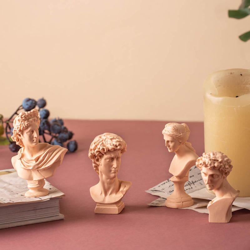Mini Greek Head Showpiece - Showpiece | Home decor item | Room decoration item