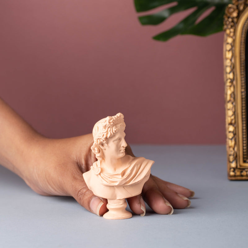 Mini Greek Head Showpiece - Showpiece | Home decor item | Room decoration item