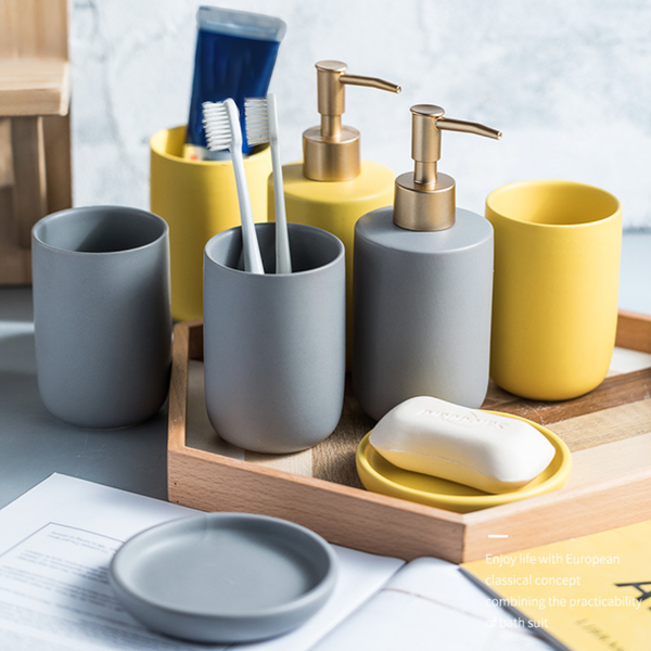 Yellow Bath Set